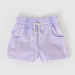 Kid Ziggy Denim Shorts Mauve Goldie & Ace