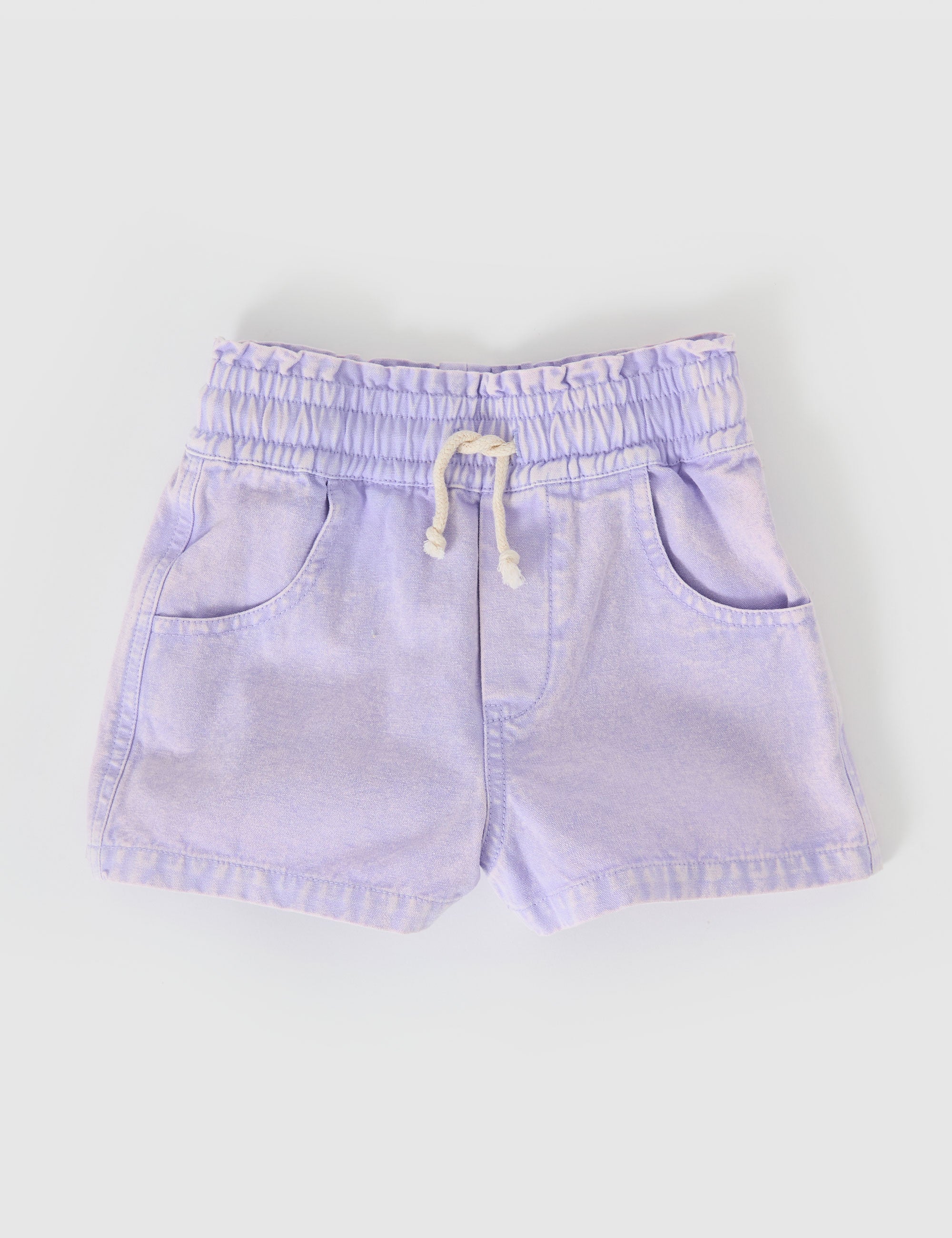 Kid Ziggy Denim Shorts Mauve Goldie & Ace
