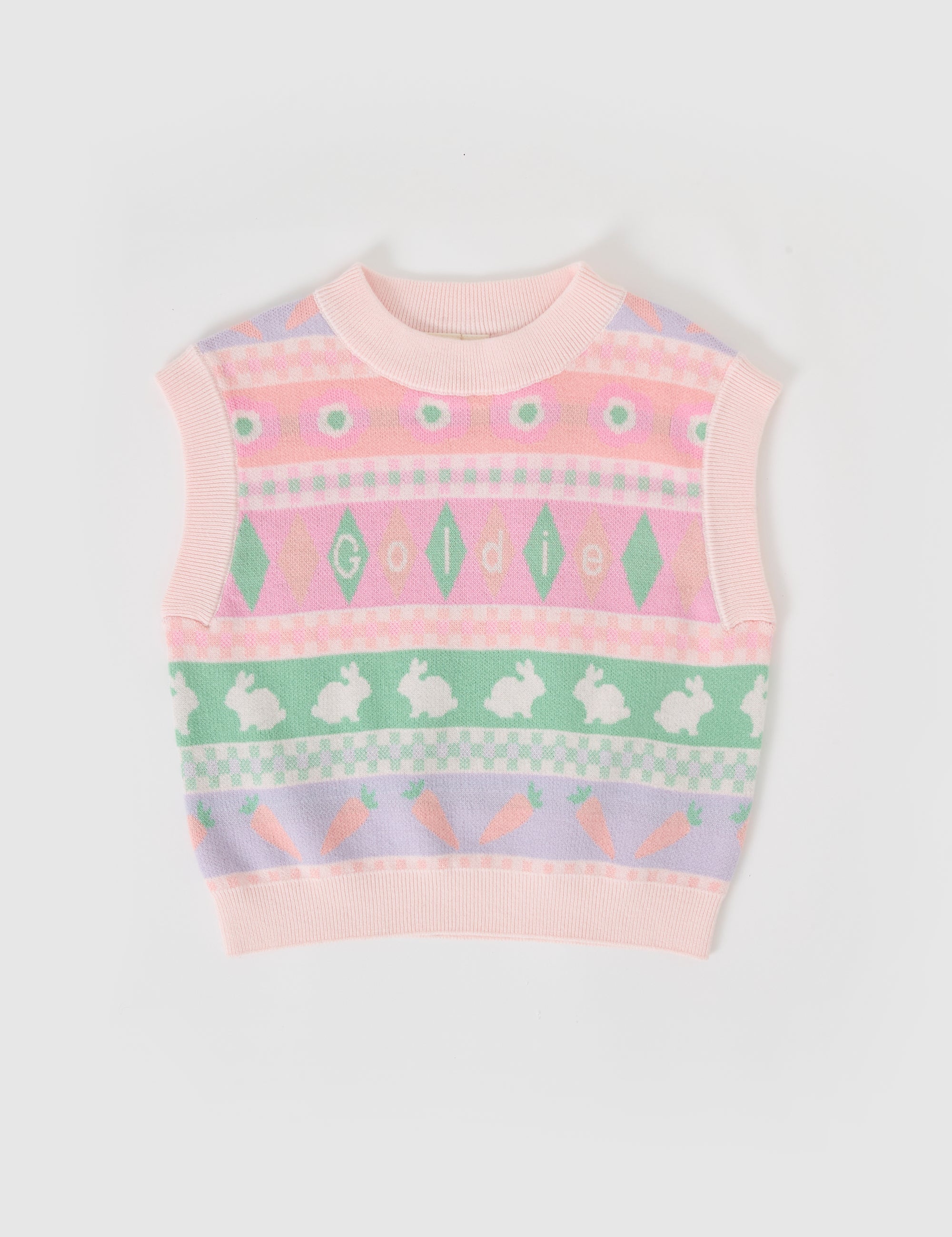Kid Hoppy Knit Vest Goldie & Ace