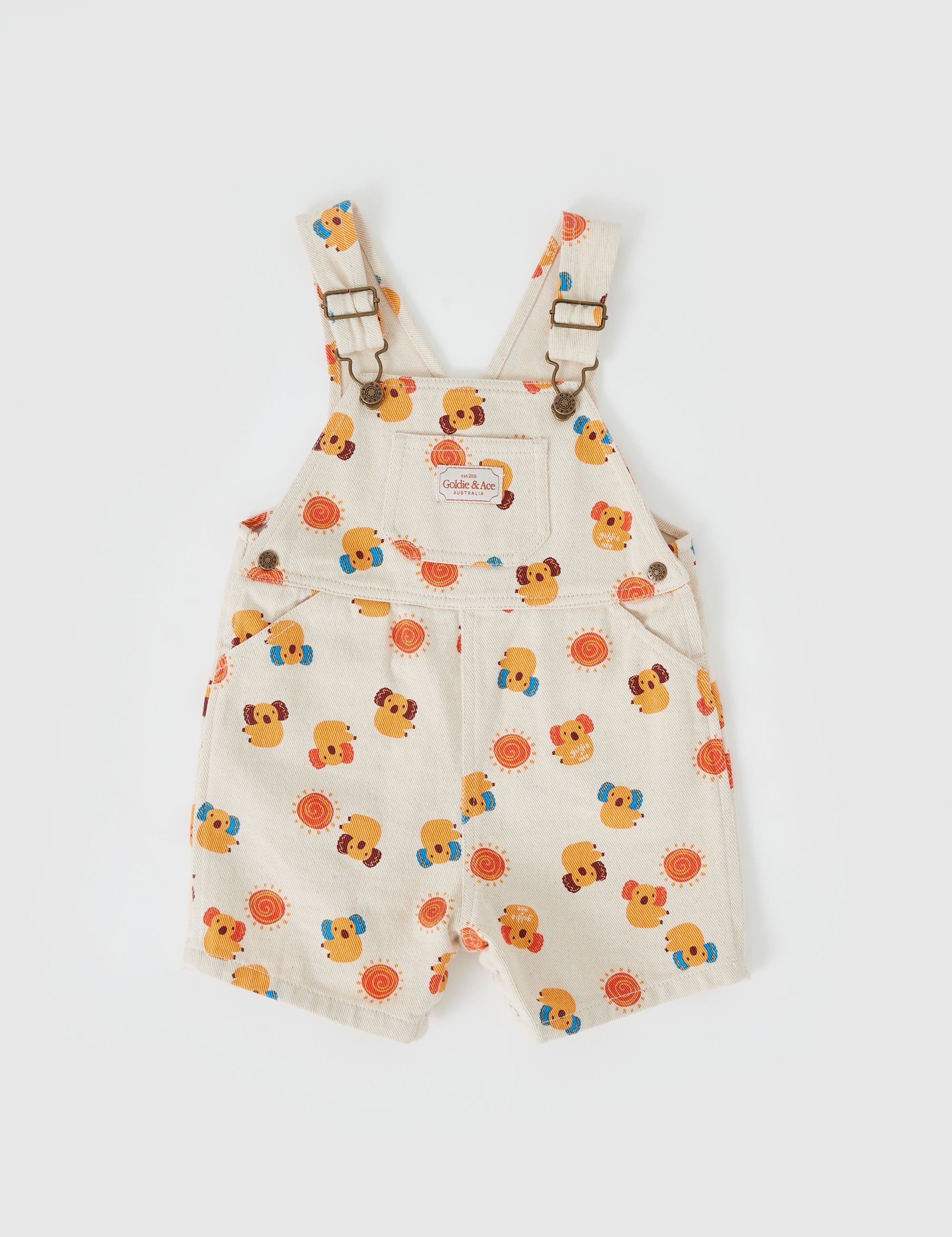 Baby Kozy Koala Denim Overalls - Koala Goldie & Ace
