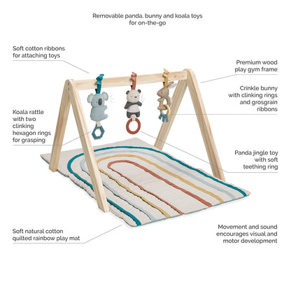 Rainbow Ritzy Activity Gym , Wooden