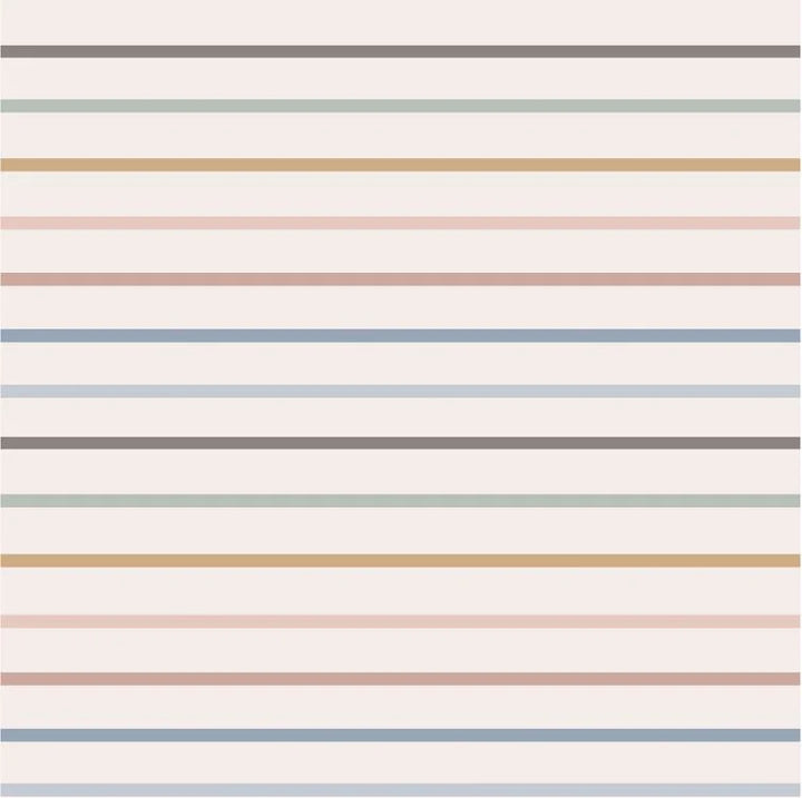 Long Sleeve Waterproof Bib - Pastel Stripes