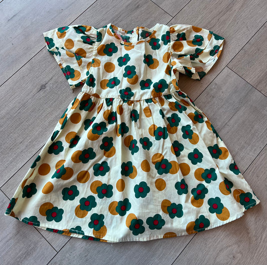 Green Flower Dress