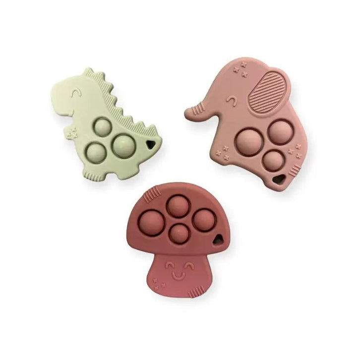 All Silicone Pop-It Teether Set