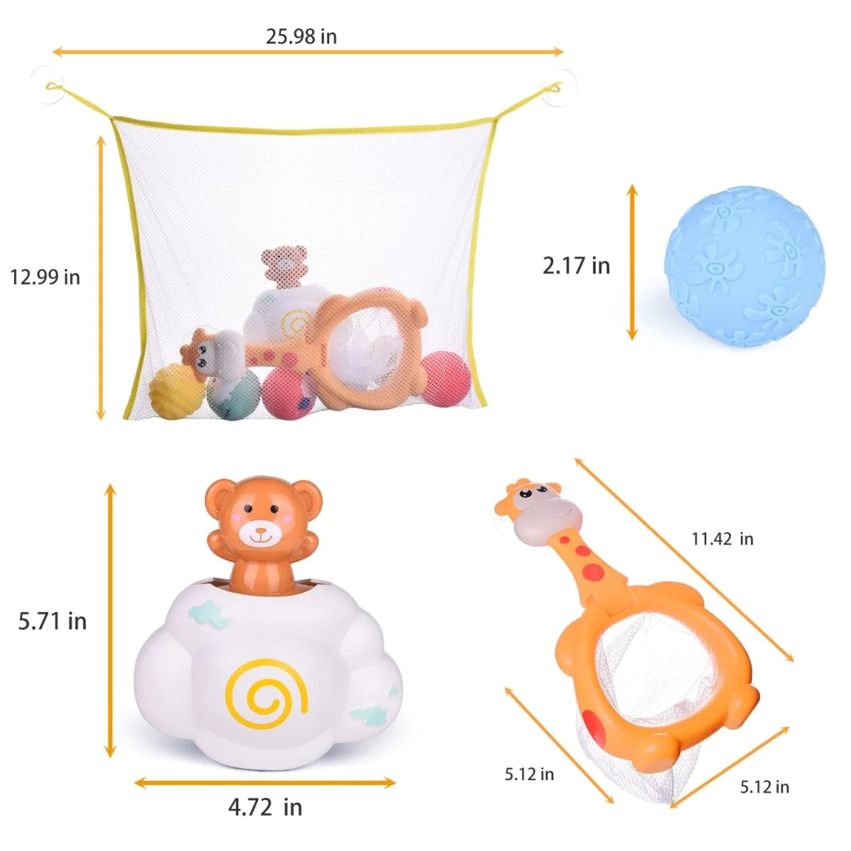 Bath Paradise Bathtub Toy Set