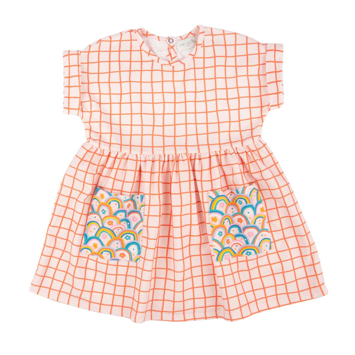 Kid Maxime Dress Double Rainbow Miki Miette