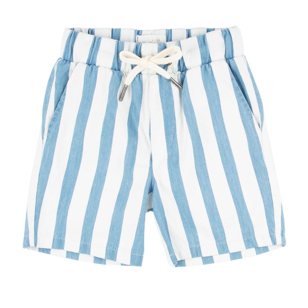 Toddler Logan Striped Shorts Miki Miette