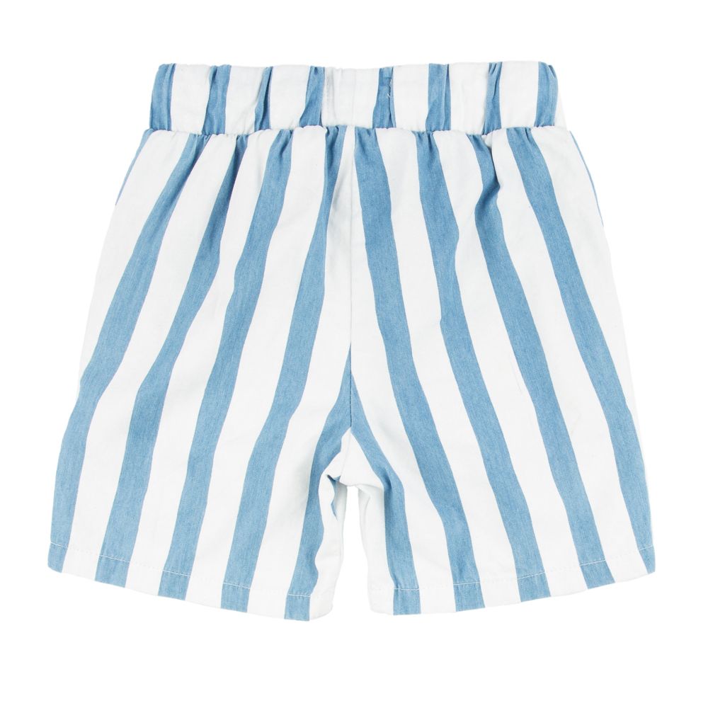 Toddler Logan Striped Shorts Miki Miette
