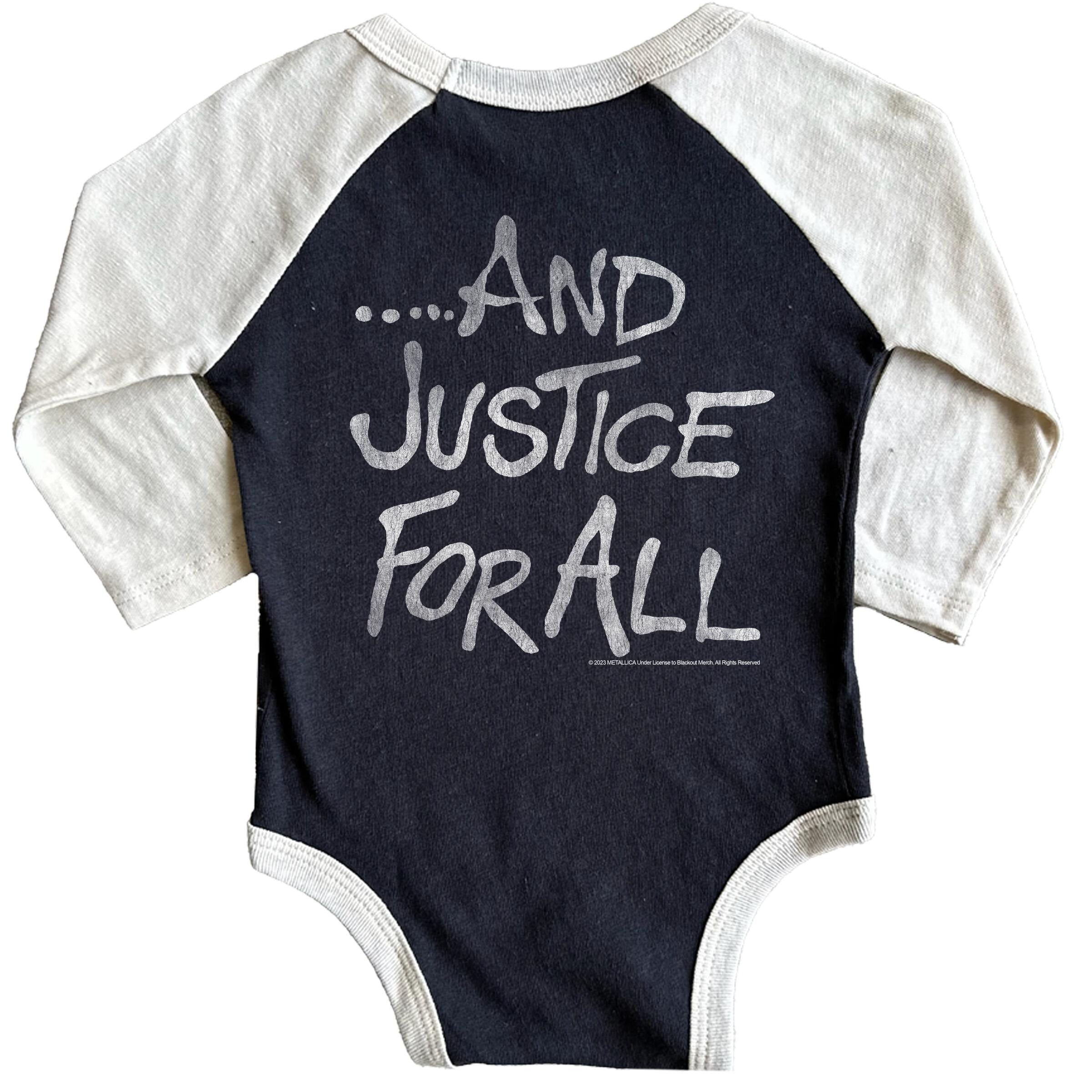 Baby Metallica Long Sleeve Onesie Rowdy Sprout