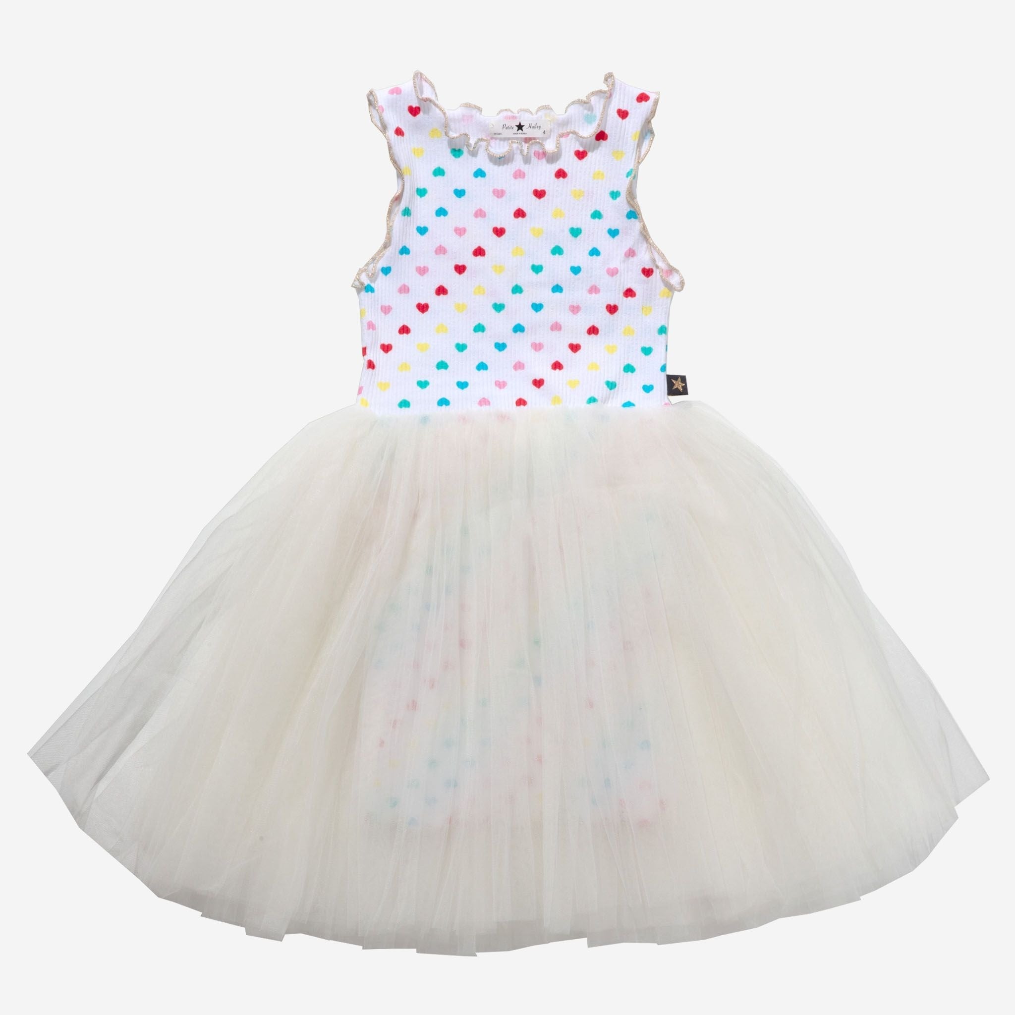 Toddler Multi Color Heart Dress Petite Hailey