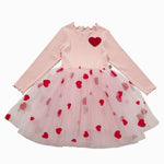 Kid Toddler Heart Tutu Dress Petite Hailey