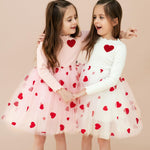Kid Toddler Heart Tutu Dress Petite Hailey