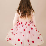 Kid Toddler Heart Tutu Dress Petite Hailey