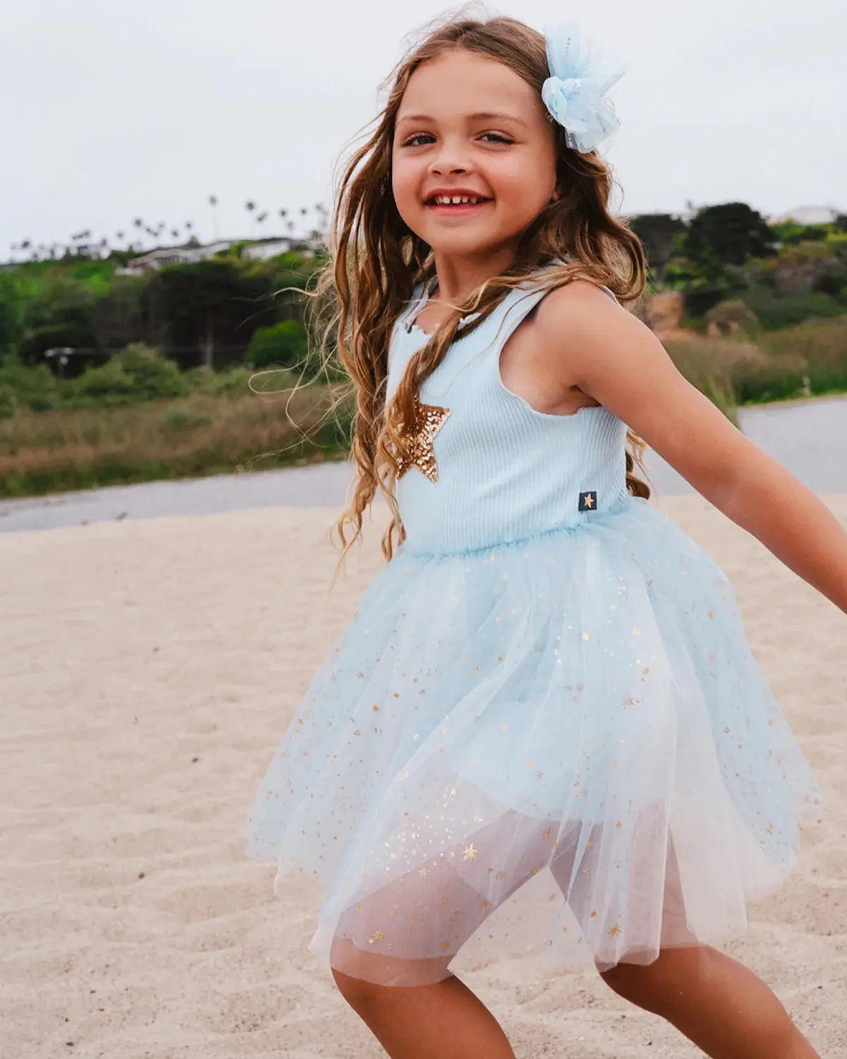 Eloise Tutu Dress Sky Blue / 8