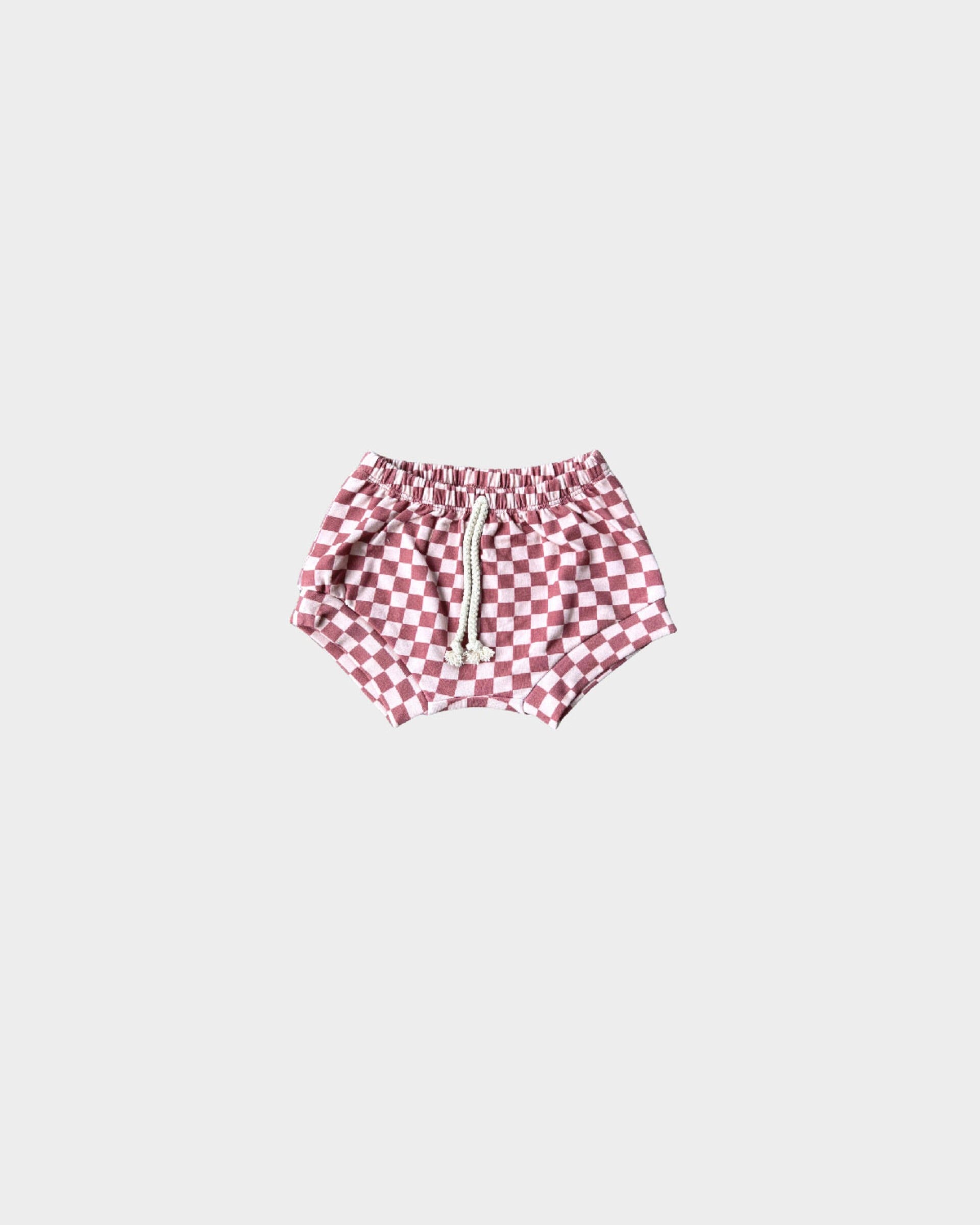 Kid Strawberry Checkered Shorties Babysprouts