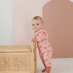 Baby Pink Heart Romper Babysprouts