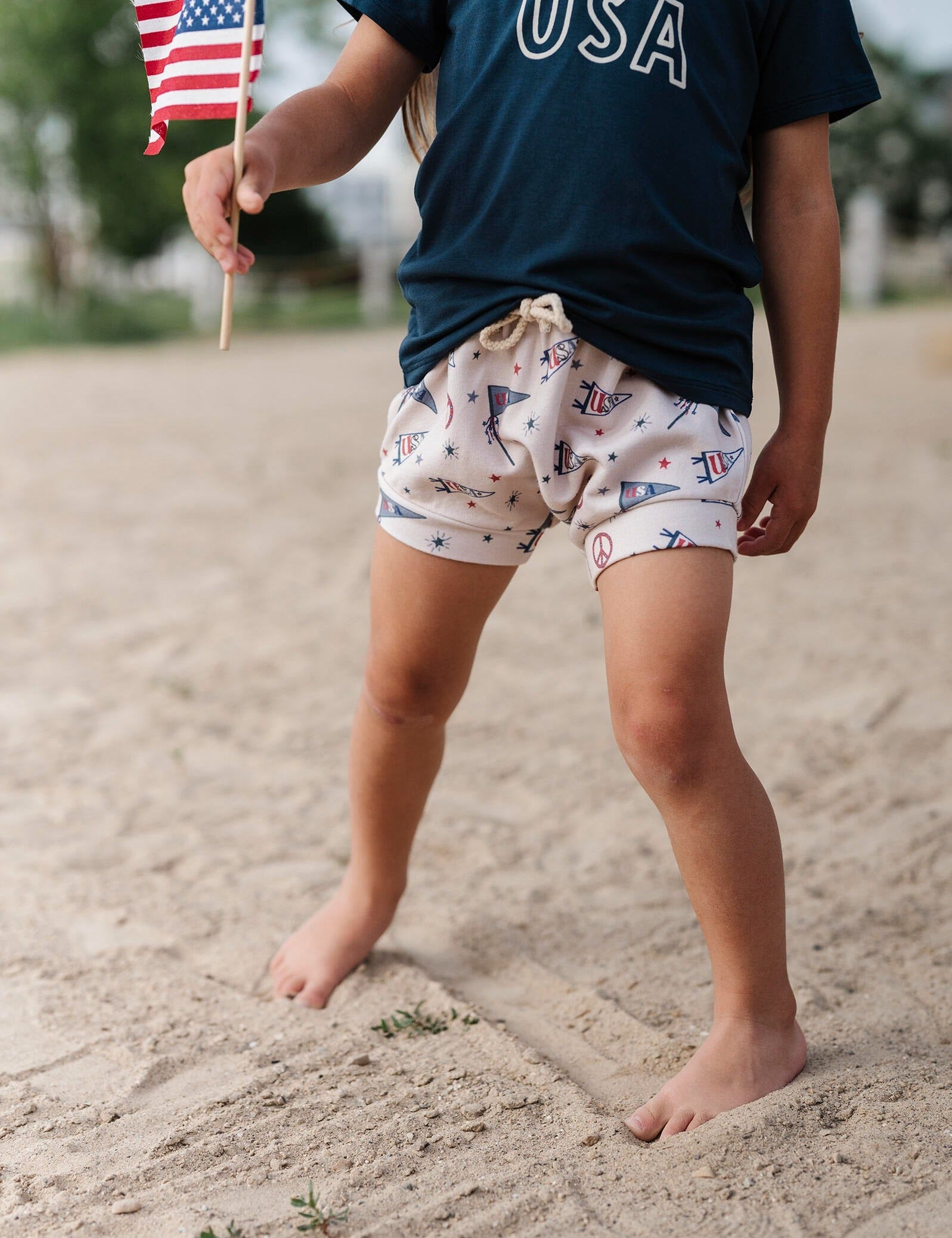 Kid USA Flag Shorties Babysprouts