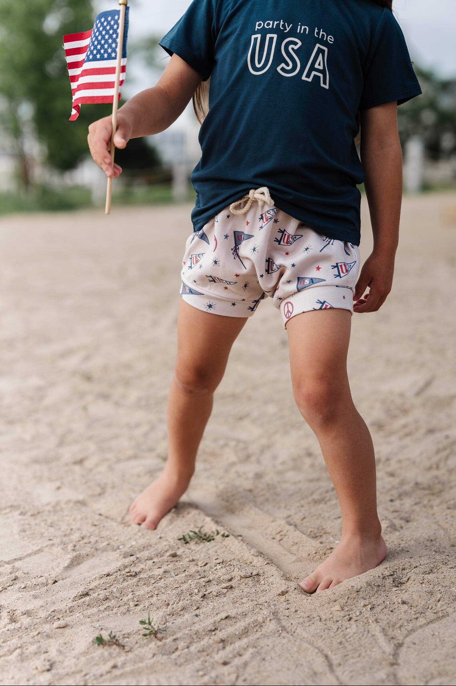 Kid USA Flag Shorties Babysprouts