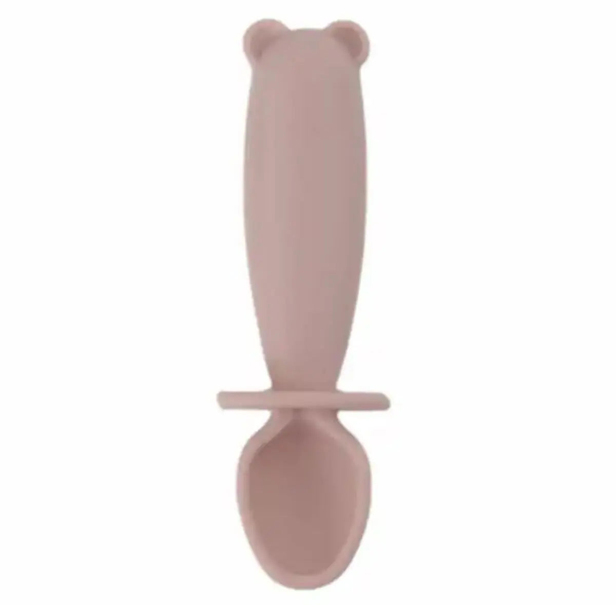 Silicone Fork and Spoon Teether Sets three hearts modern