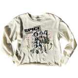 Kid Spice Girls Organic Not Quite Crop Long Sleeve Rowdy Sprout