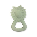 Roarin' Relief Teether in Greenie three hearts modern