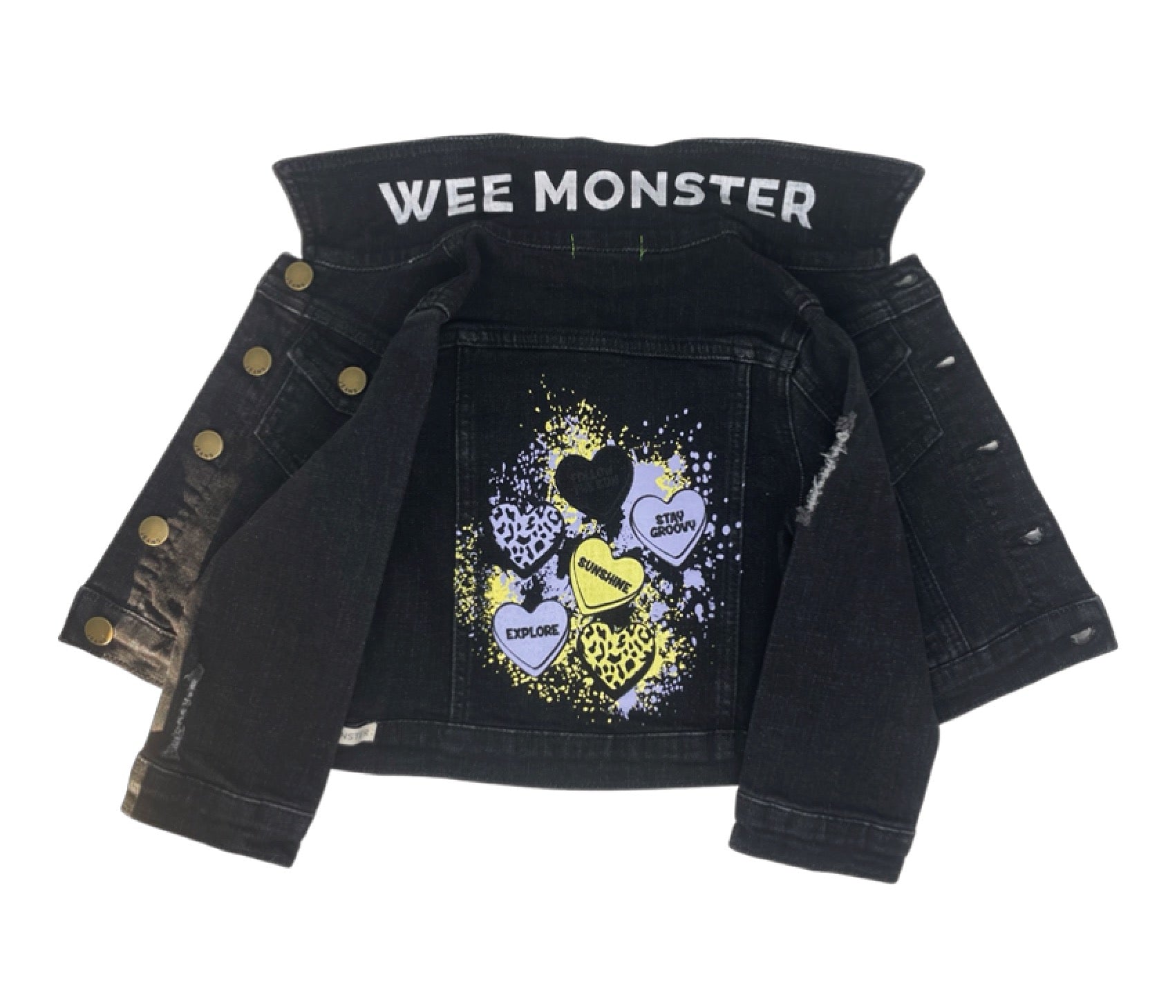 Toddler Heartbreaker Denim Jacket WEE MONSTER