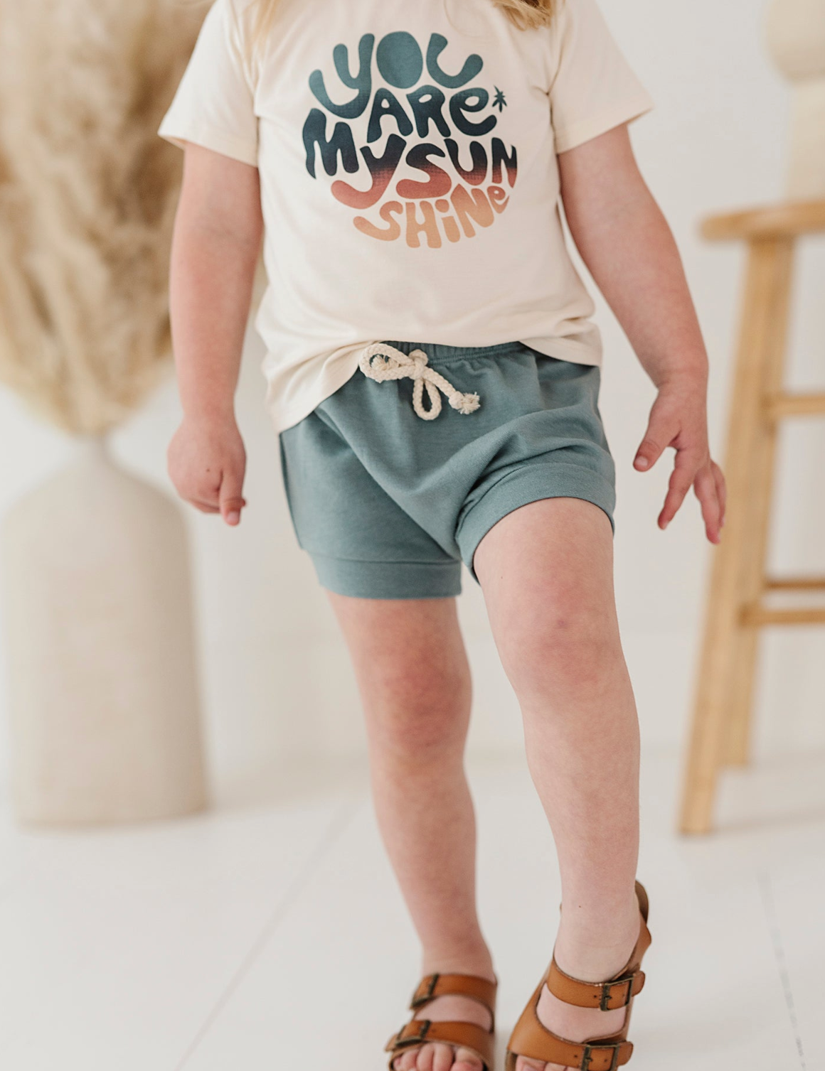 Kid Harem Shorts in Butterscotch Babysprouts