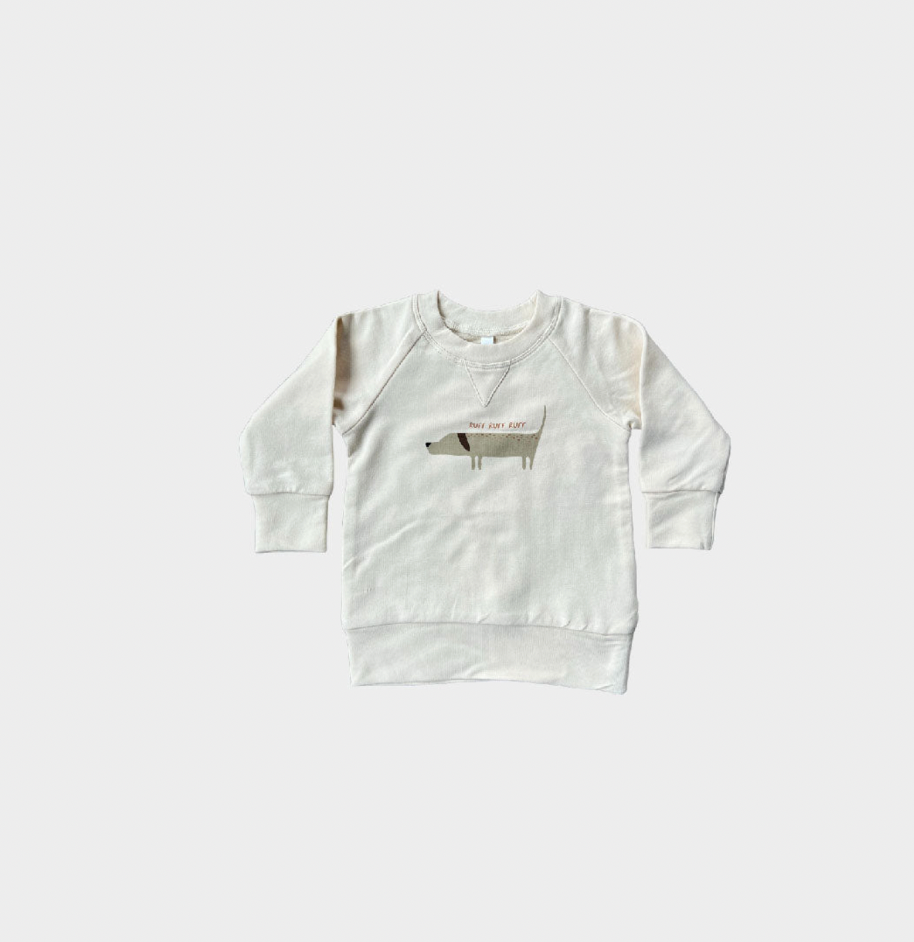Kid Raglan Sweatshirt In Ruff Ruff Babysprouts