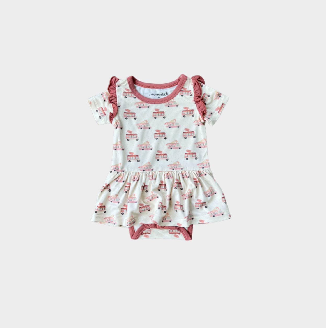 Baby Bodysuit Dress in Ice Cream Truck Babysprouts