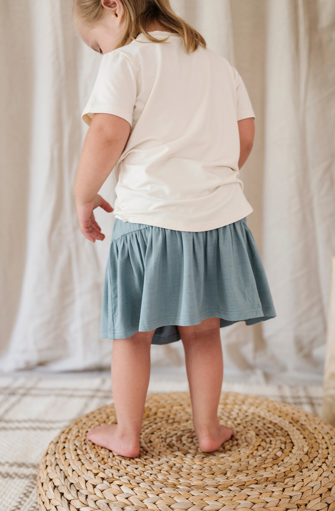Kid Skort in Storm Babysprouts