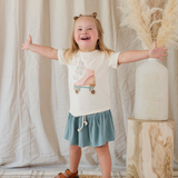Kid Skort in Storm Babysprouts