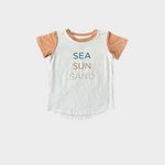 Kid Sea Sun Sand Color Block Tee Babysprouts