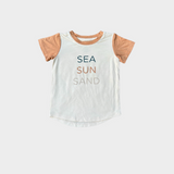 Kid Sea Sun Sand Color Block Tee Babysprouts