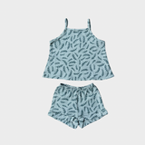 Kid Gauze Tank and Short Set in Herb Babysprouts