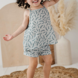 Kid Gauze Tank and Short Set in Herb Babysprouts