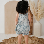 Kid Gauze Tank and Short Set in Herb Babysprouts