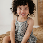 Kid Gauze Tank and Short Set in Herb Babysprouts
