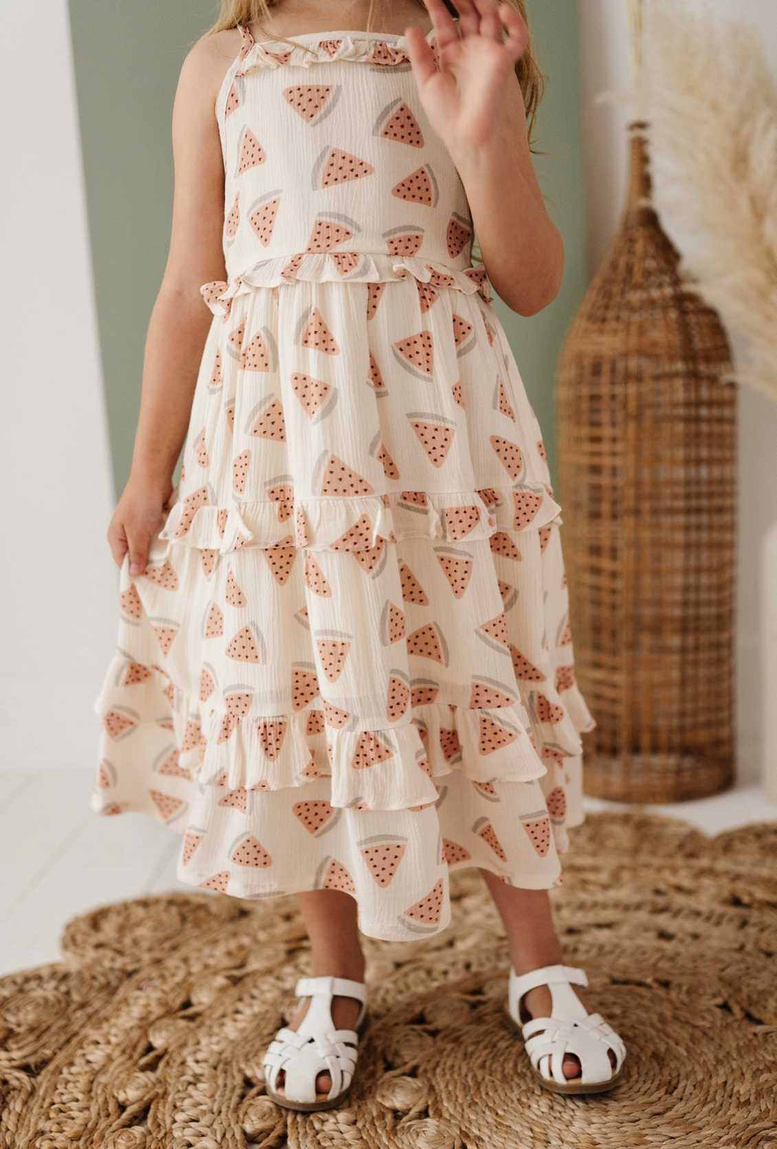 Toddler Maxi Dress in Watermelon Babysprouts