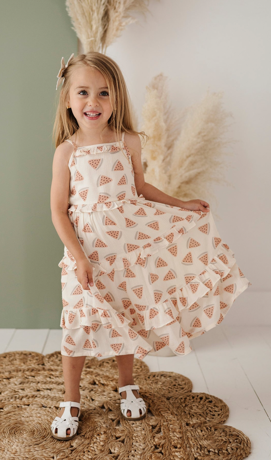 Toddler Maxi Dress in Watermelon Babysprouts
