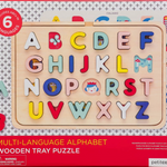 Wooden Multi Language Alphabet Tray Chronicle Books