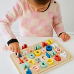 Wooden Multi Language Alphabet Tray Chronicle Books