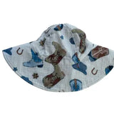 Baby Cowboy Boots Sunhat Angel Dear