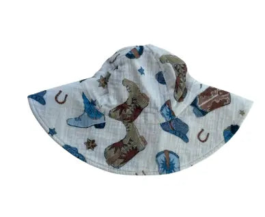 Baby Cowboy Boots Sunhat Angel Dear