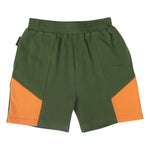 Toddler Green Colour Block Short Tiny Tribe
