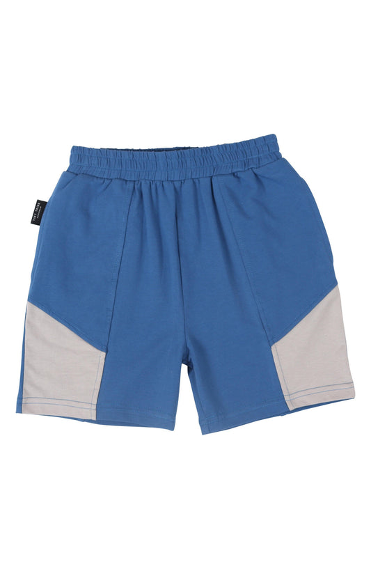 ELECTRIC BLUE Colour Block Short