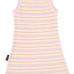 Toddler Sorbet Stripe Rib Playsuit Tiny Tribe
