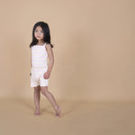 Toddler Sorbet Stripe Rib Playsuit Tiny Tribe