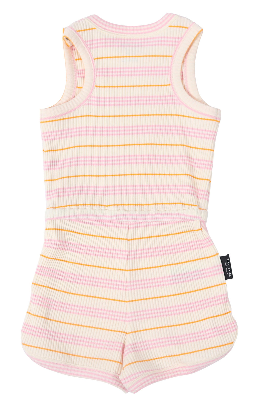 Sorbet Stripe Retro Rib Romper