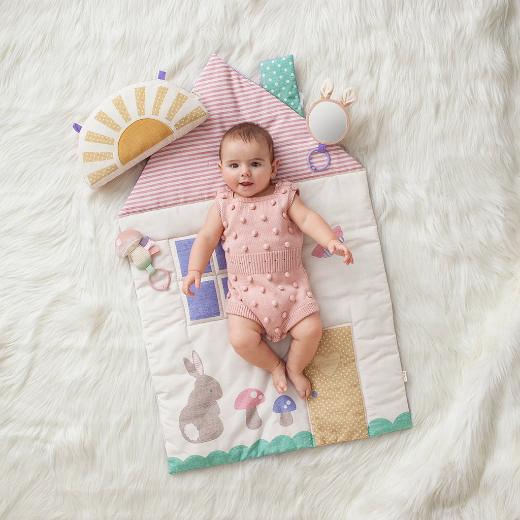 Cottage Play Mat, Bitzy Bespoke Ritzy Tummy Time Itzy Ritzy