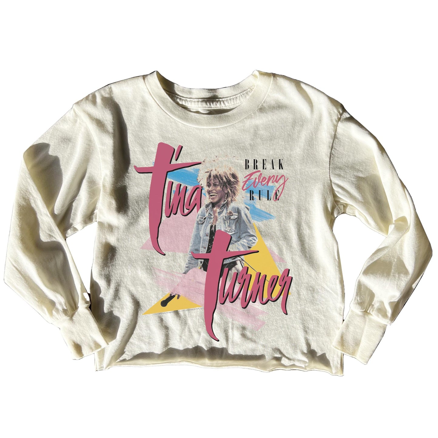 TINA TURNER ORGANIC NOT QUITE CROP LONG SLEEVE